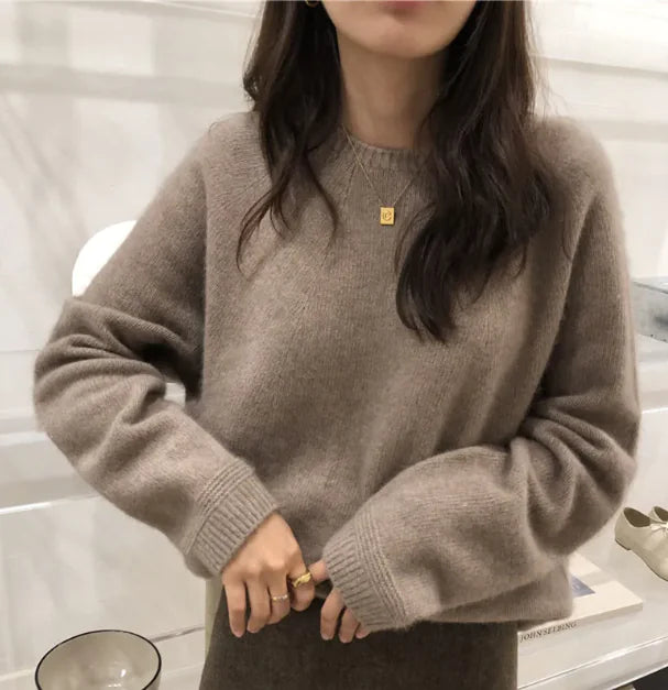 Cozy Loose Fit Wool Sweater