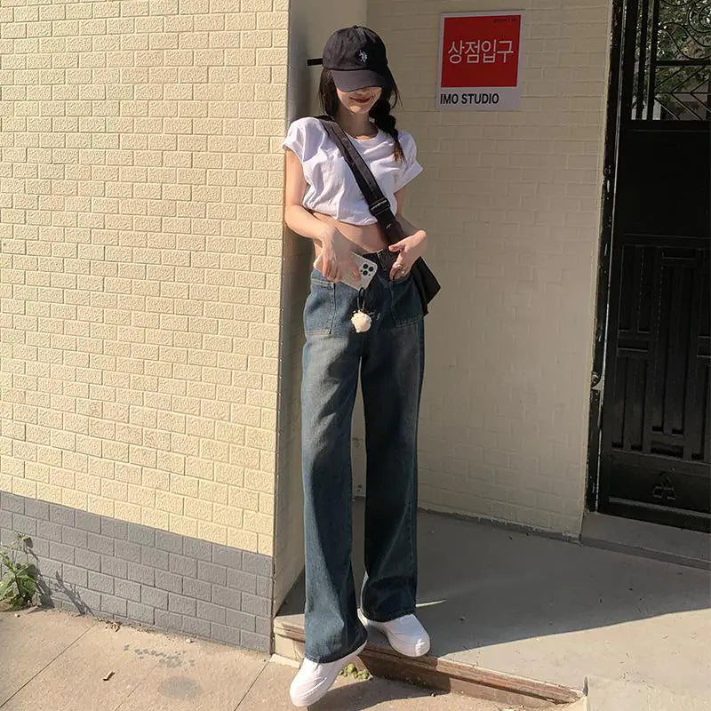 Retro High Waist Jeans