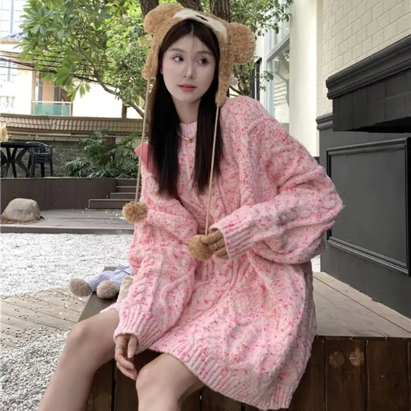 Knit Y2K Street Fashion Sweater