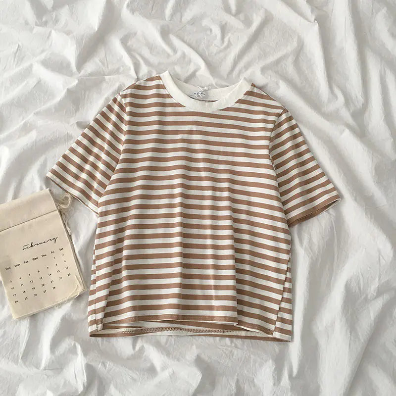 Striped Short Sleeve T-Shirt