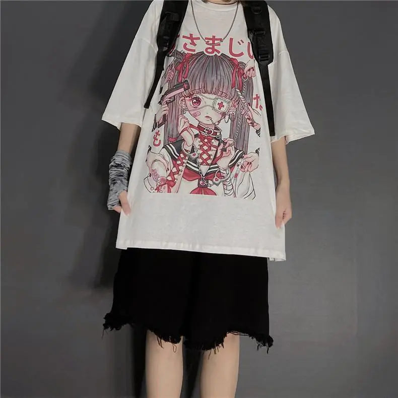Psycho Kawaii Loose Fit Tee