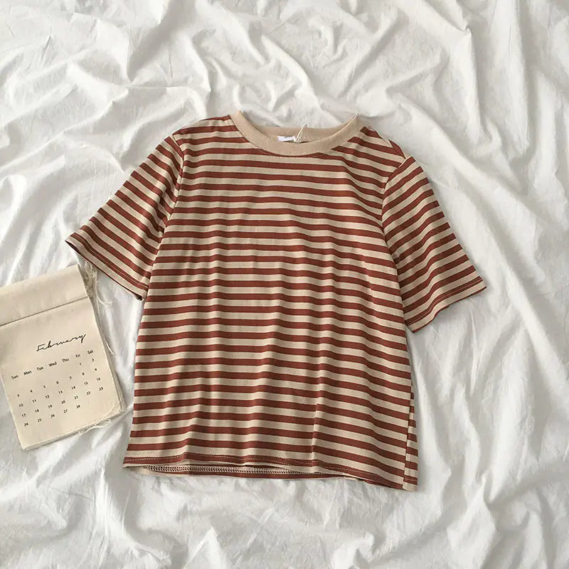 Striped Short Sleeve T-Shirt