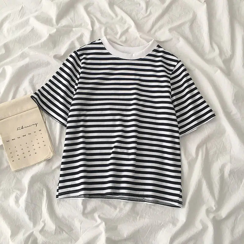 Striped Short Sleeve T-Shirt