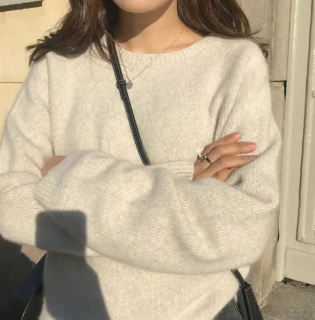 Cozy Loose Fit Wool Sweater