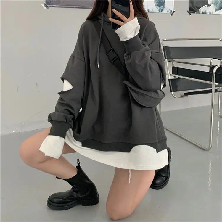 Two-Piece Hoodie Top