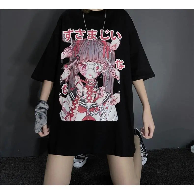 Psycho Kawaii Loose Fit Tee