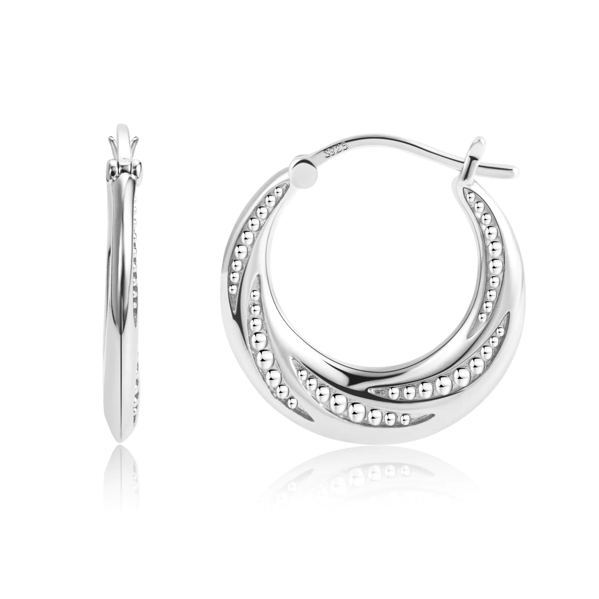 Silver Hoop Earrings