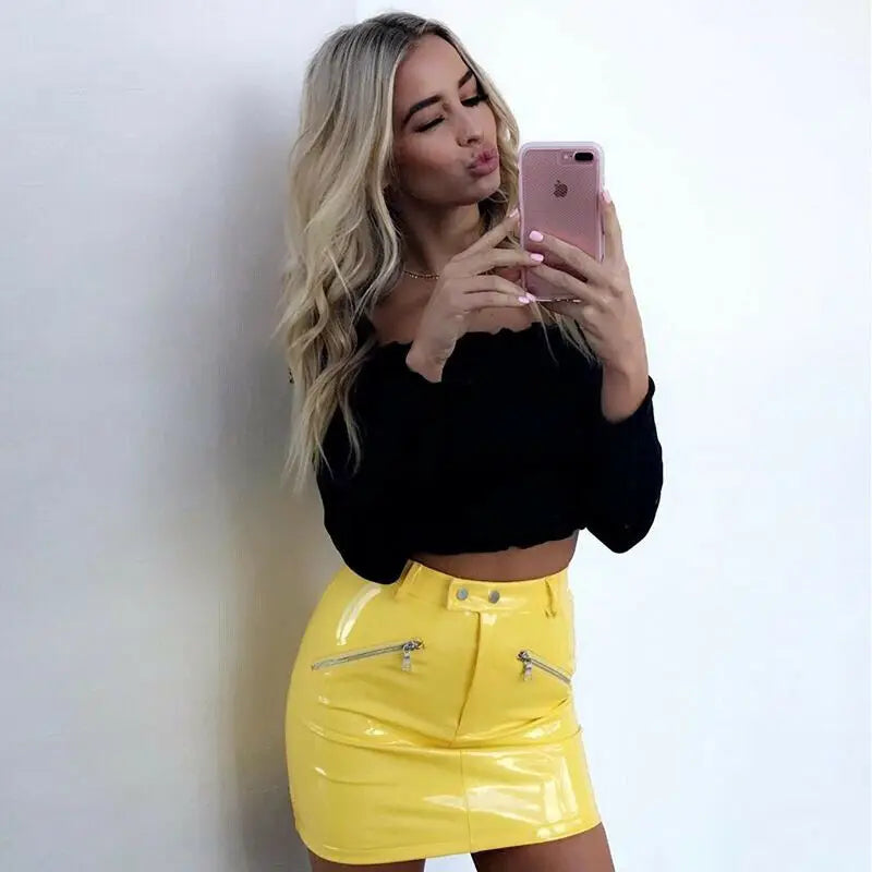 Elegant One-Shoulder Crop Top