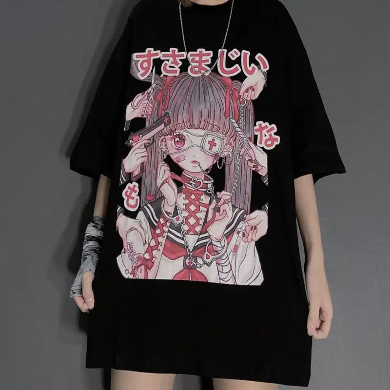 Psycho Kawaii Loose Fit Tee
