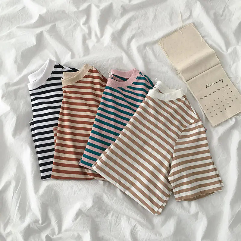 Striped Short Sleeve T-Shirt