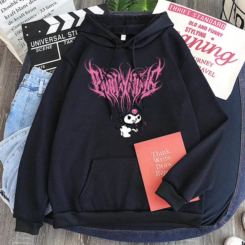 Dark Style Oversized Hoodie