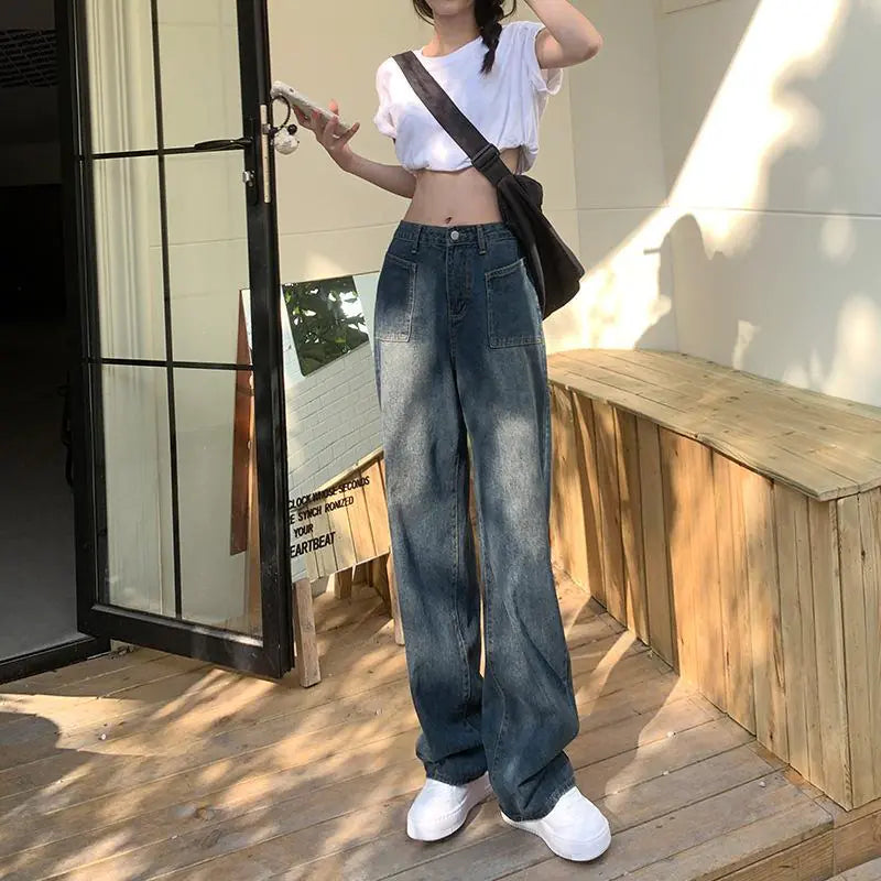 Retro High Waist Jeans